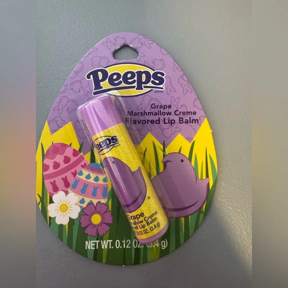 Peeps Grape Marshmallow Creme Flavored Lip Balm - Purple